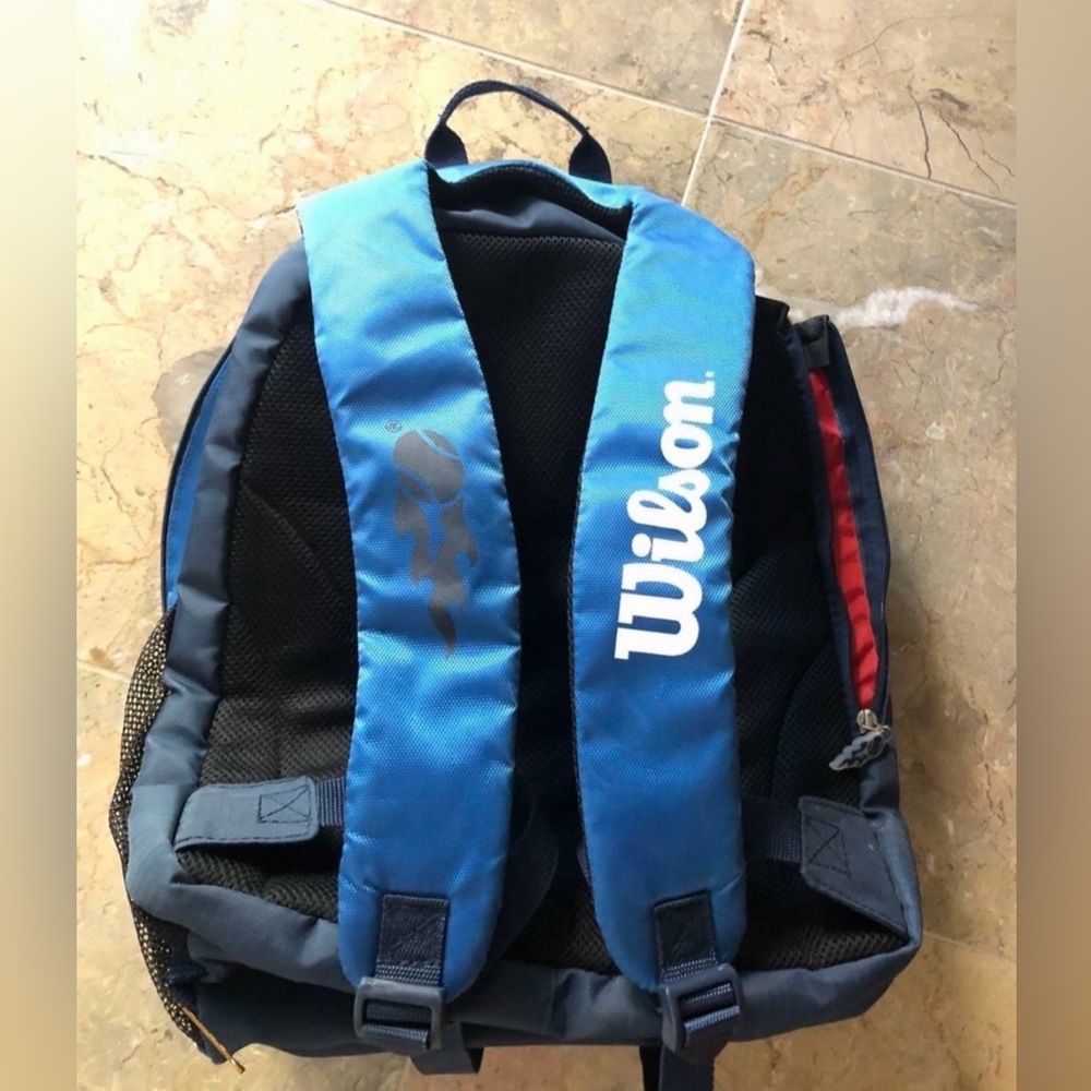 Brand New Wilson Blue and Black Tennis Backpack - Picture 2 of 2